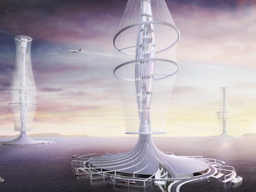 First Place: Climate Control Skyscraper. Design Team: Kim Gyeong Jeung, Min Yeong Gi, Yu Sang Gu (South Korea)