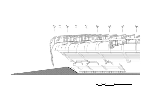 Section for the FEM Stadium