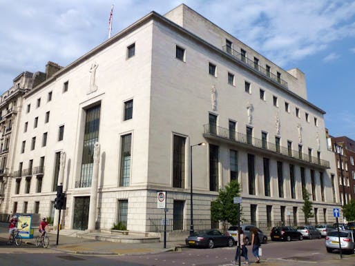 RIBA headquarters in August of 2012. Image courtesy Wikimedia Commons user Cmglee.