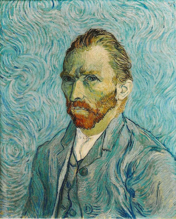 Self Portrait. Vincent van Gogh. 1889