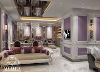 Beauty salon in Riyad interior design