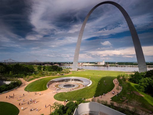 Gateway Arch Museum and Visitor Center by Cooper Robertson (with James Carpenter Design Associates and Trivers Associates).