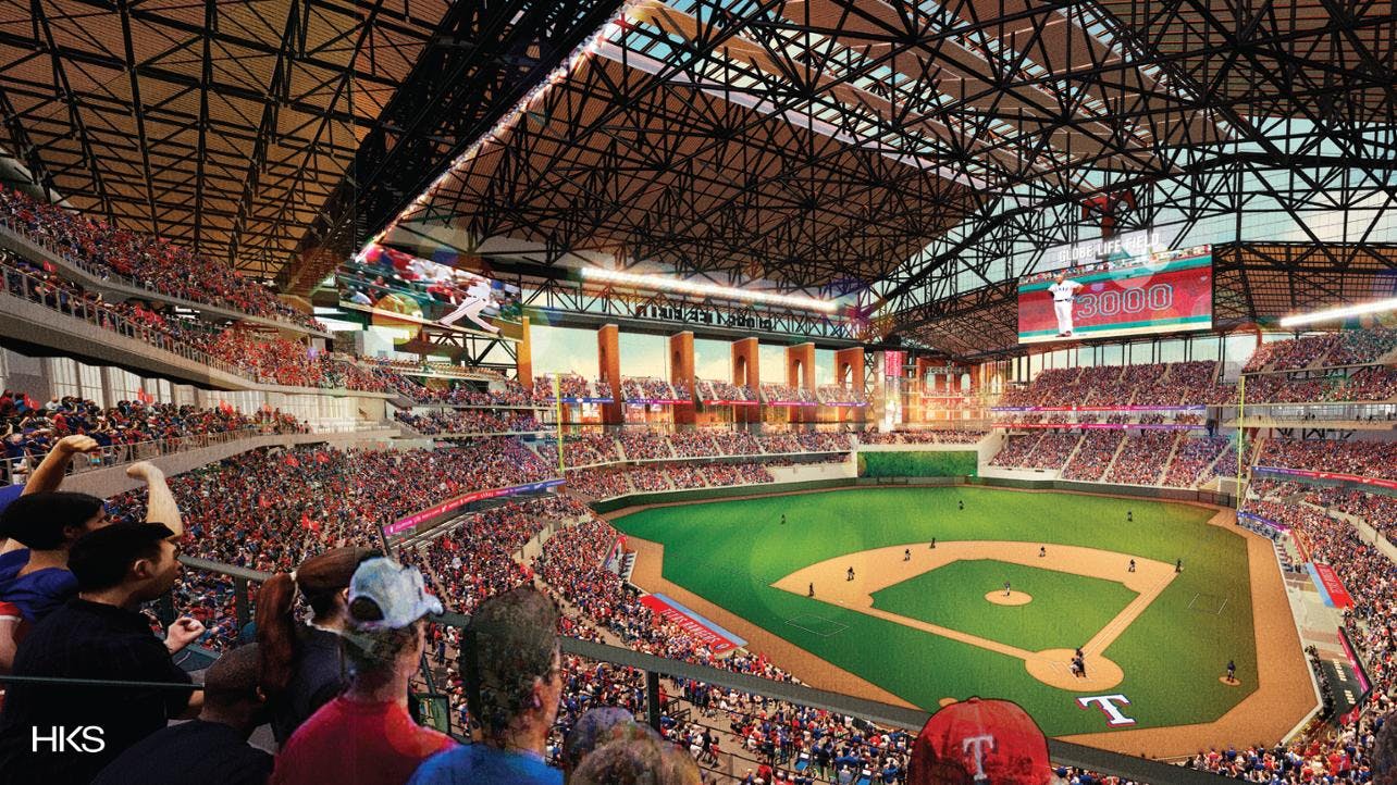 Texas Rangers, Arlington Plan $1 Billion Stadium With Retractable Roof