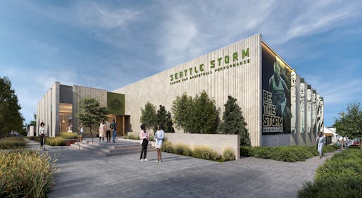 Seattle Storm Center for Basketball Performance, courtesy of ZGF Architects/Shive-Hattery Architects.