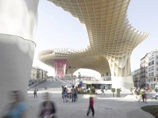 One of 20 buildings WIRED lists as the 'future of architecture': J. Mayer H.'s Seville parasol. (Image via wired.com)