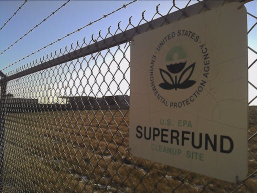 Photo of the Fadrowski Drum Disposal EPA Superfund Site, Franklin, Wisconsin. Image courtesy of Wikimedia usermarkzvo.