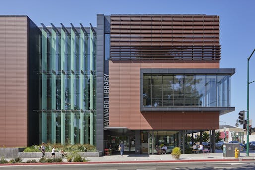 Special Commendation winner: Hayward Library & Community Learning Center in Hayward, CA by Noll & Tam Architects. Photo: Bruce Damonte