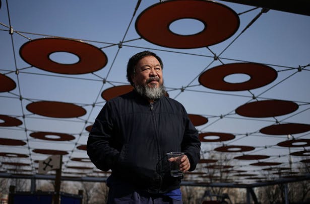Ai Weiwei at BAM's playground in Beijing
