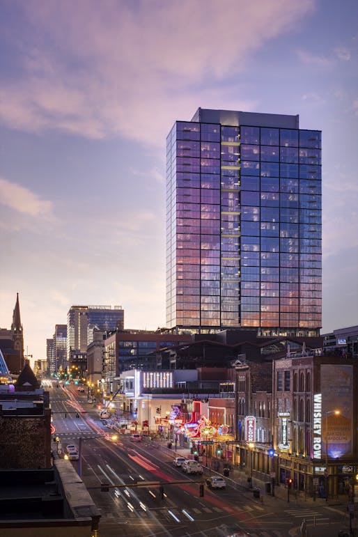 The Place at Fifth + Broadway by Pappageorge Haymes Partners; Gresham Smith, (Architect of Record); Brookfield Properties, Nashville, TN. Photo credit: Zack Benson Photography