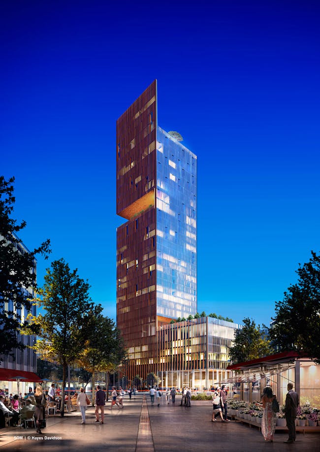 Best Future Building 2012 (joint winner): Skidmore Owings + Merrill with Manhattan Loft Gardens, London, UK 