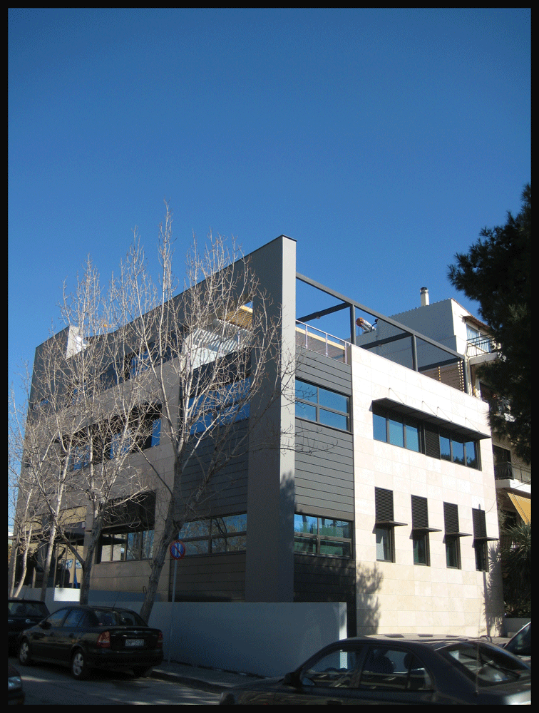 Office building construction supervision in Metamorphosi (2007)