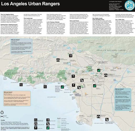 Los Angeles, Official Map and Guide, from Los Angeles Urban Rangers. 