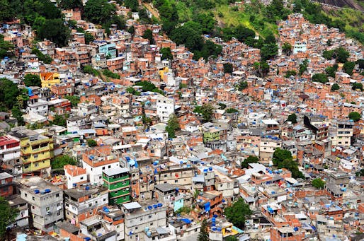 Rocinha, the largest hill favela in Rio de Janeiro. Image via wikimedia.org