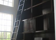 brahier residence custom bookcase