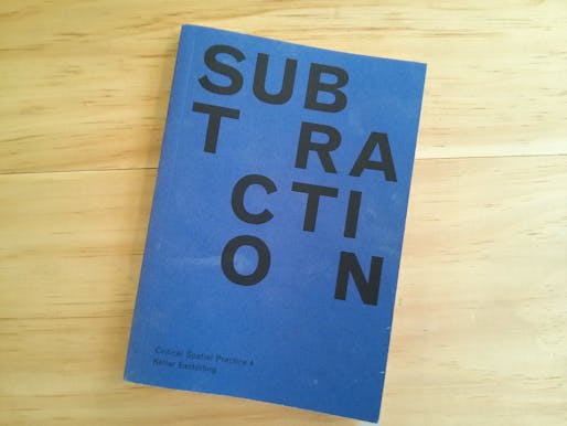 Subtraction, Sternberg Press