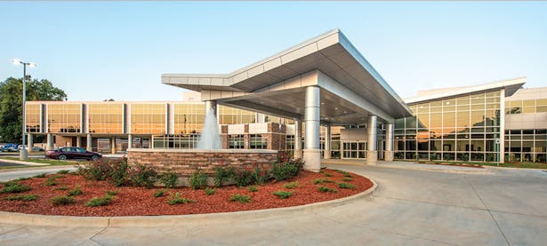 North Caddo Medical Center Front Entrance | Photo by Neil Johnson