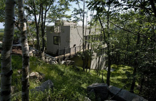 A home on Bridgeview Drive in Halifax fitted into the side of a steep hill reveals an architecture of comfort, not luxury. (Susan Fitzgerald Architect, Photo: James Steeves)