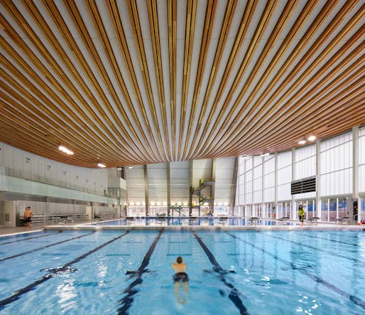 Grandview Heights Aquatic Centre - Surrey, Canada. Engineered by: Fast + Epp. Photo: Ema Peter.