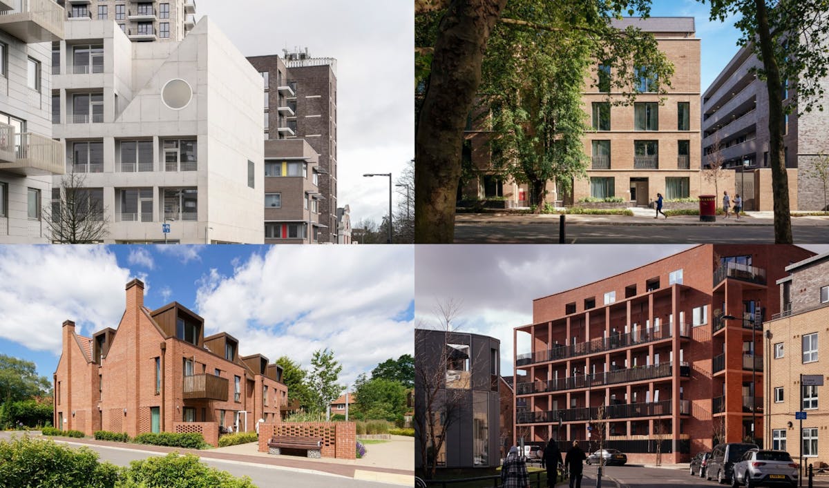 RIBA announces four shortlist finalists for the 2023 Neave Brown Award for Housing