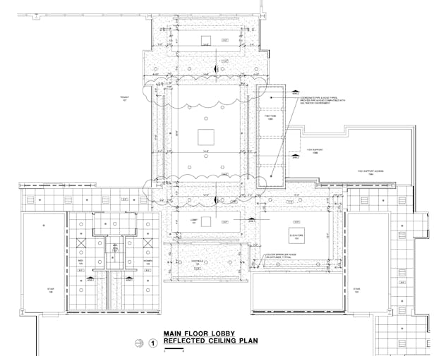 Vantage Ground Floor Lobby Floorplan