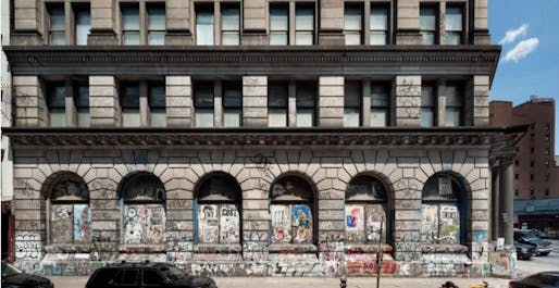 Restoration plans for 190 Bowery will preserve its graffiti. Credit: MdeAS Architects 