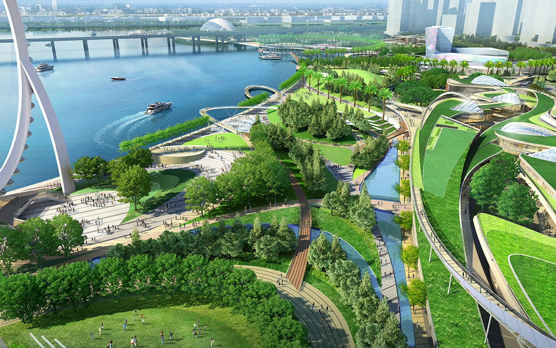 Future park. Шеньжень набережная. Парк Гуанчжоу генплан. Ландшафт Сингапура. Парк Сингапур малые архитектурные формы.