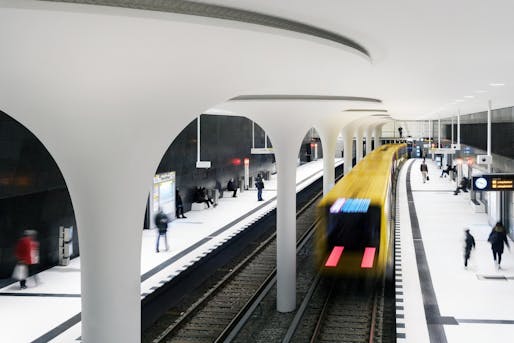 The U-Bahnhof Rotes Rathaus station by Collignon Architektur and Design GmbH​. Image courtesy German Design Council.