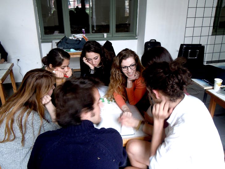 Team discussions during AA Istanbul 2013 (Photo: Elif Erdine)
