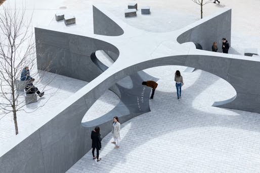 Collier Memorial by Höweler + Yoon Architecture. Located in Cambridge, MA. Photo © Iwan Baan/Courtesy of Höweler + Yoon Architecture. 
