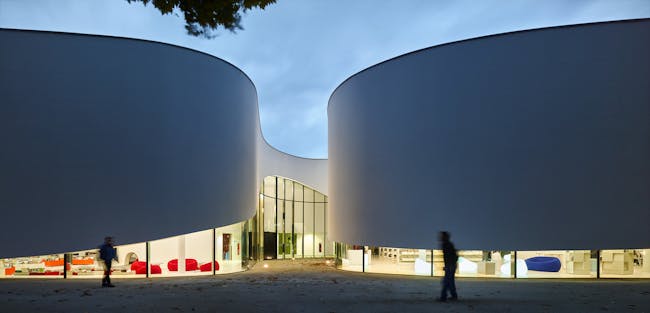 Media Library [Third-Place] in Thionville, France by Dominique Coulon & associés; Photo: Eugeni Pons, David Romero-Uzeda