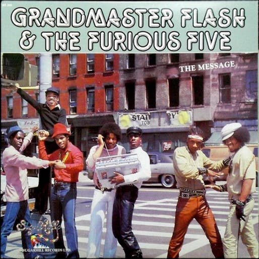Cover of Grandmaster Flash and the Furious Five's "The Message." Image: senscritique.com