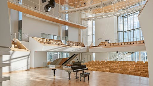 Pennsylvania State University Recital Hall by William Rawn Associates, Architects. Photo: William Rawn Associates, Architects