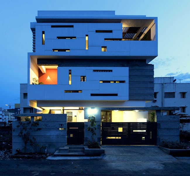Uma Gopinath Residence in Chennai, India by Murali architects