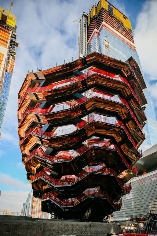 Heatherwick Studio's The Vessel at Hudson Yards. Image: Related Companies/Oxford Properties Group.