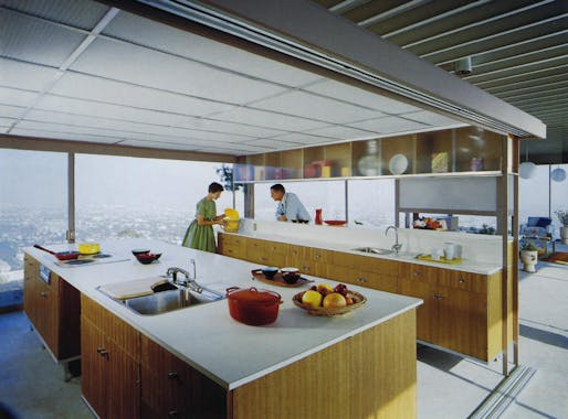 A quintessentially modern open floor plan: Pierre Koenig's Case Study House #22, 1960.