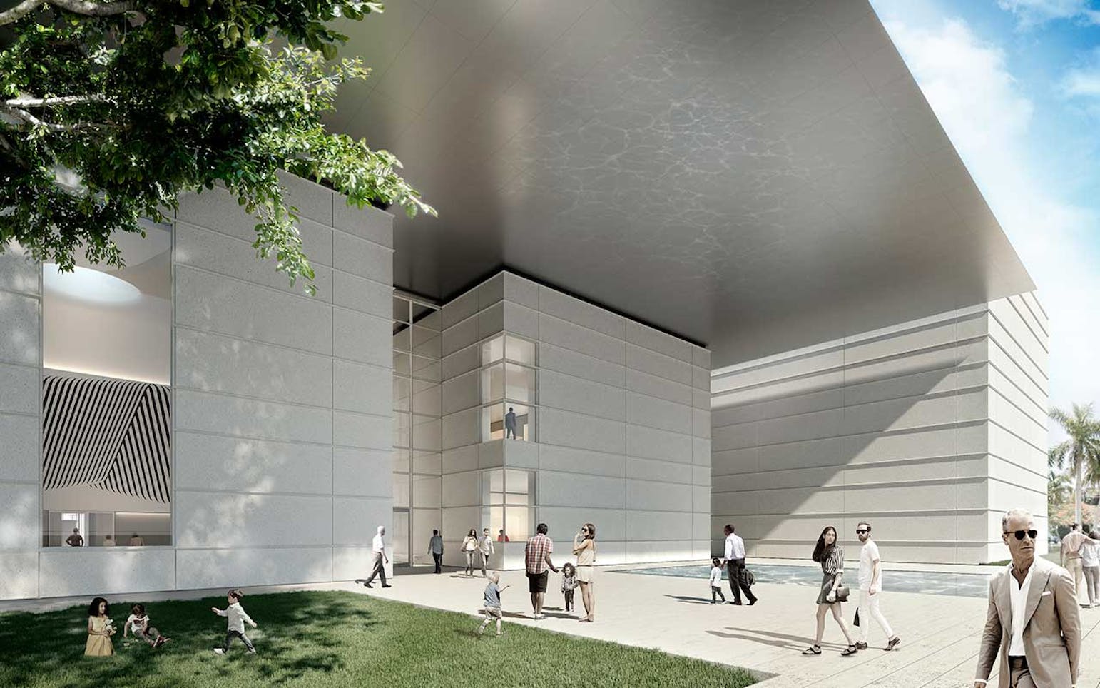 The Norton Museum of Art celebrates construction milestone