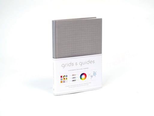 The new Grids & Guides Notebook for Visual Thinkers in gray. Photo courtesy of Princeton Architectural Press.