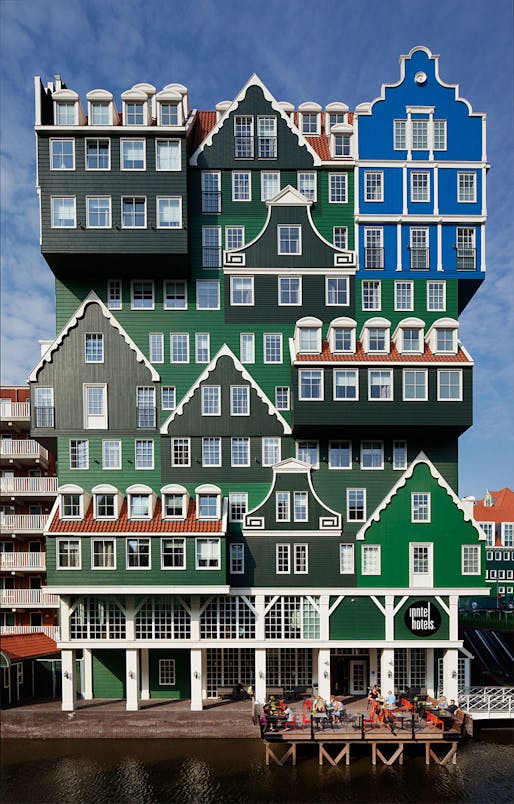 Inntel Hotel Amsterdam – Zaandam in Zaandam, the Netherlands by WAM architecten; Photo: Peter Barnes