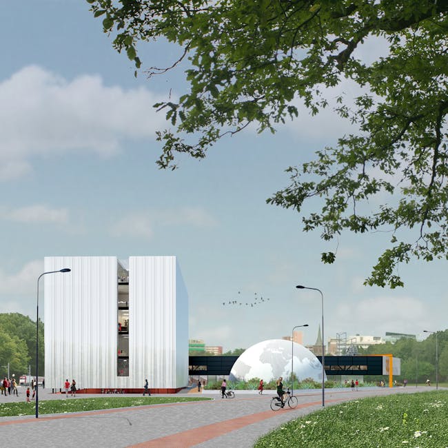 C-City will serve as a gateway into the town of Kerkrade. Image courtesy of Shift Architecture Urbanism. 
