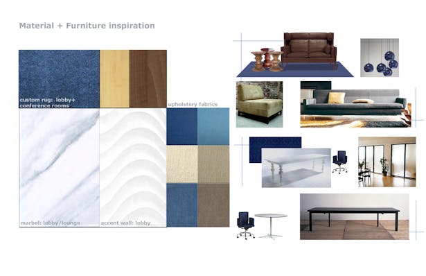 Material and furniture inspirations