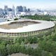 Sorry Zaha, it's Kengo Kuma's new proposal which will welcome the world in 2020 for the Tokyo Olympics. (Image: Japan Sports Council)