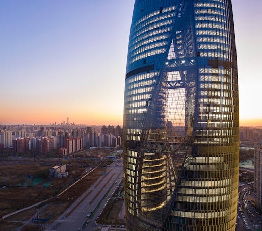 Leeza SOHO in Beijing, China, designed by Zaha Hadid Architects. Photo: Hufton+Crow