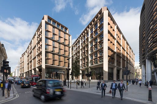 The Stirling Prize-winning Bloomberg European HQ by Foster + Partners, for which London Design Medal recipient Hanif Kara's firm AKT II provided the structural engineering. Image courtesy London Design Festival