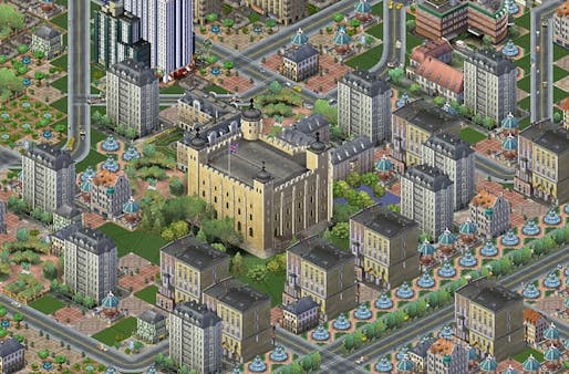 Image: The Tower of London in SimCity 3000 © Electronic Arts