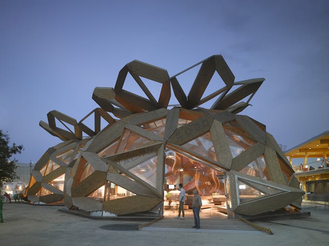 Copagri Pavilion 'Love IT' for Expo Milano 2015 in Milan, Italy by Miralles Tagliabue EMBT; Photo: Marcela Grassi