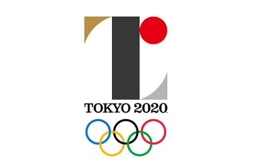 The Tokyo Games' initial winning logo, which was later scrapped following charges of plagiarism. Image via sportingnews.com.