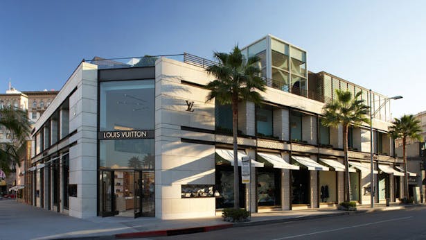 Louis Vuitton Rodeo Drive in Beverly Hills, California