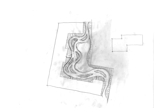 Davis Landscape Architecture Gutenborg, Russia Residential Landscape Concept Sketch Diagram