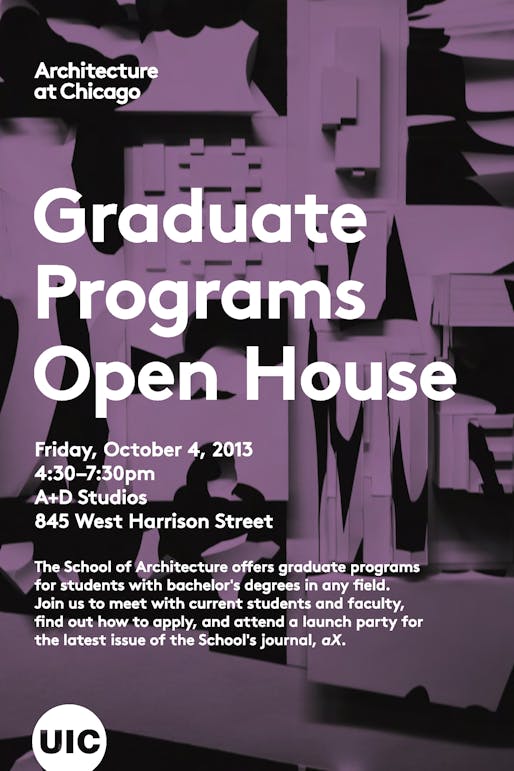 UIC School of Architecture Open House