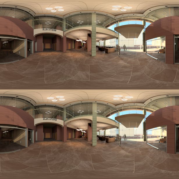 main lobby (google glass stereographic image)